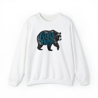 Girls That Hunt Black Bear Crewneck Sweatshirt