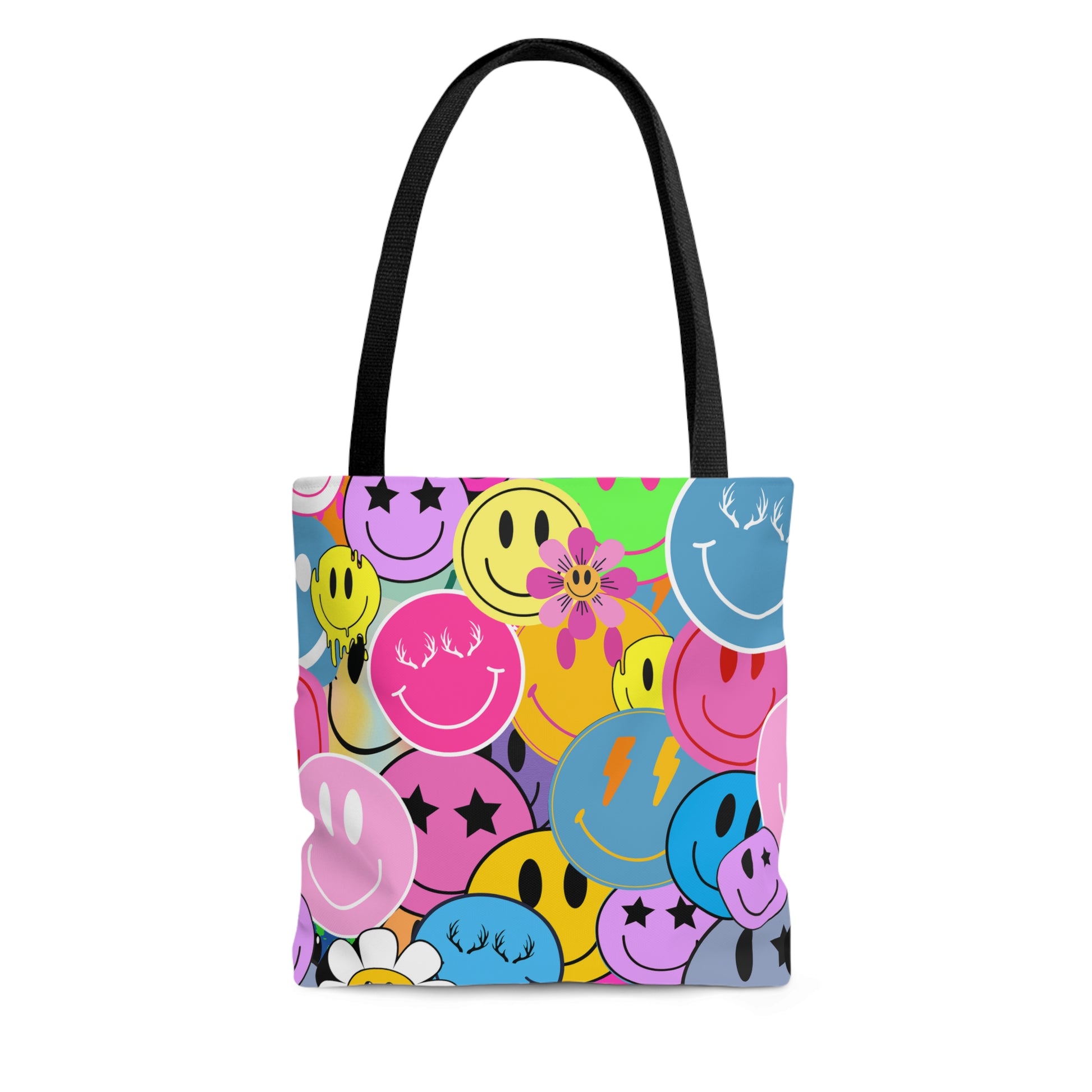 Happy Antlers Tote Bag - Smiley Faces