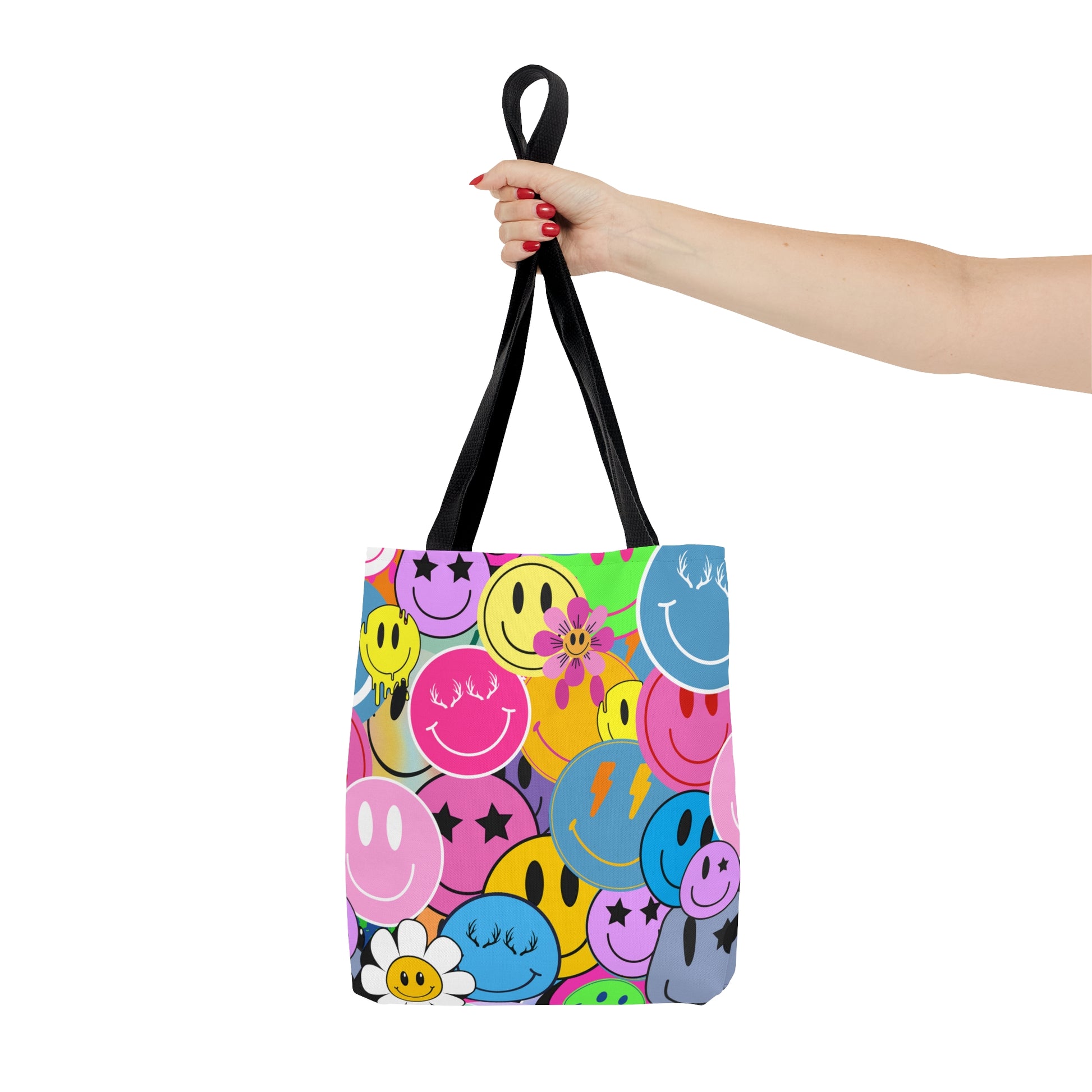 Happy Antlers Tote Bag - Smiley Faces