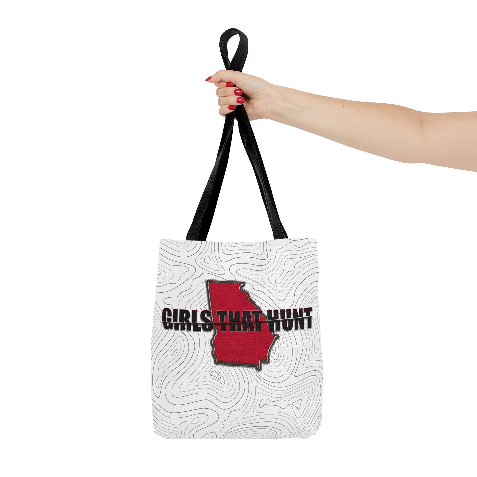 Georgia Girls That Hunt Tote Bag -Durable tote bag featuring Georgia Girls That Hunt design