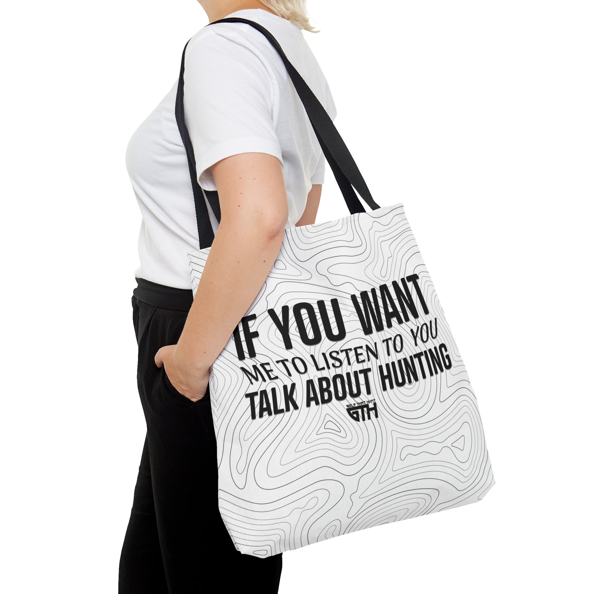 Talk About Hunting Tote Bag