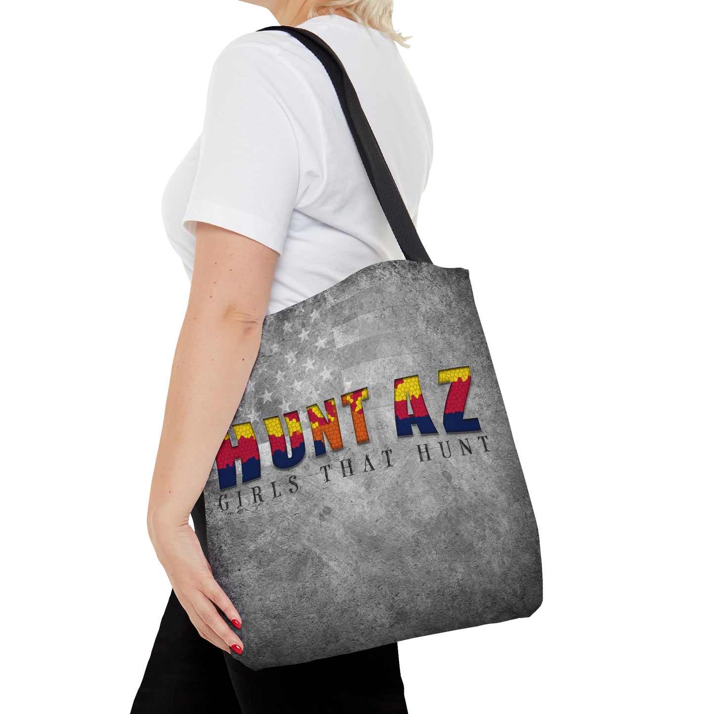 Hunt AZ Grunge USA Tote Bag: Express Your Arizona Hunting Spirit