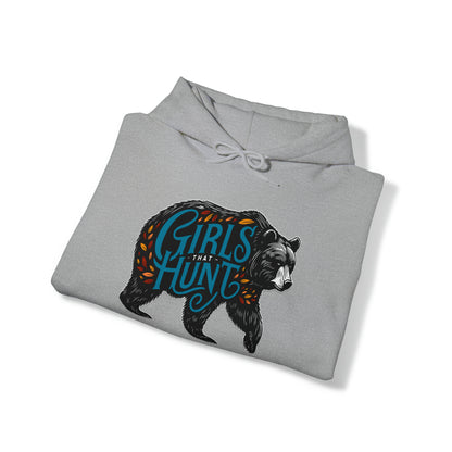 Girls That Hunt Autumn Black Bear Hoodie