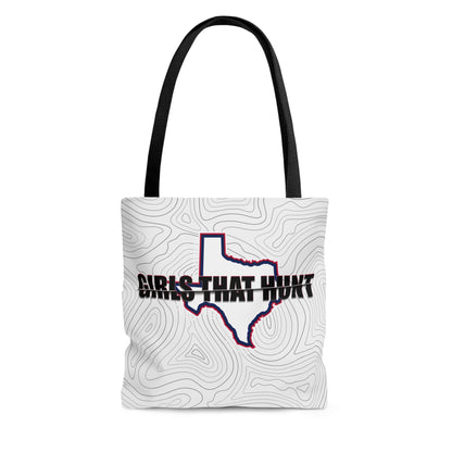 Texas Girls That Hunt Tote Bag - Durable tote bag featuring Texas Girls That Hunt design