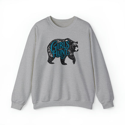 Girls That Hunt Black Bear Crewneck Sweatshirt