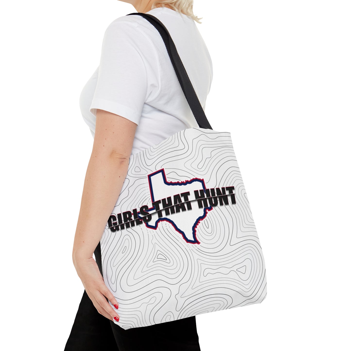 Texas Girls That Hunt Tote Bag - Durable tote bag featuring Texas Girls That Hunt design