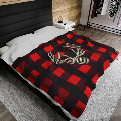 Buck Ropes Buffalo Plaid Blanket