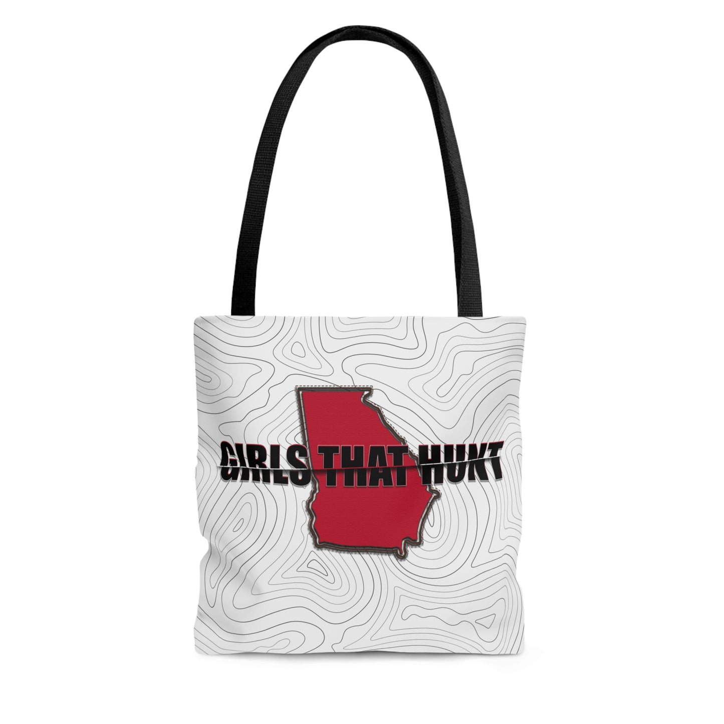 Georgia Girls That Hunt Tote Bag -Durable tote bag featuring Georgia Girls That Hunt design