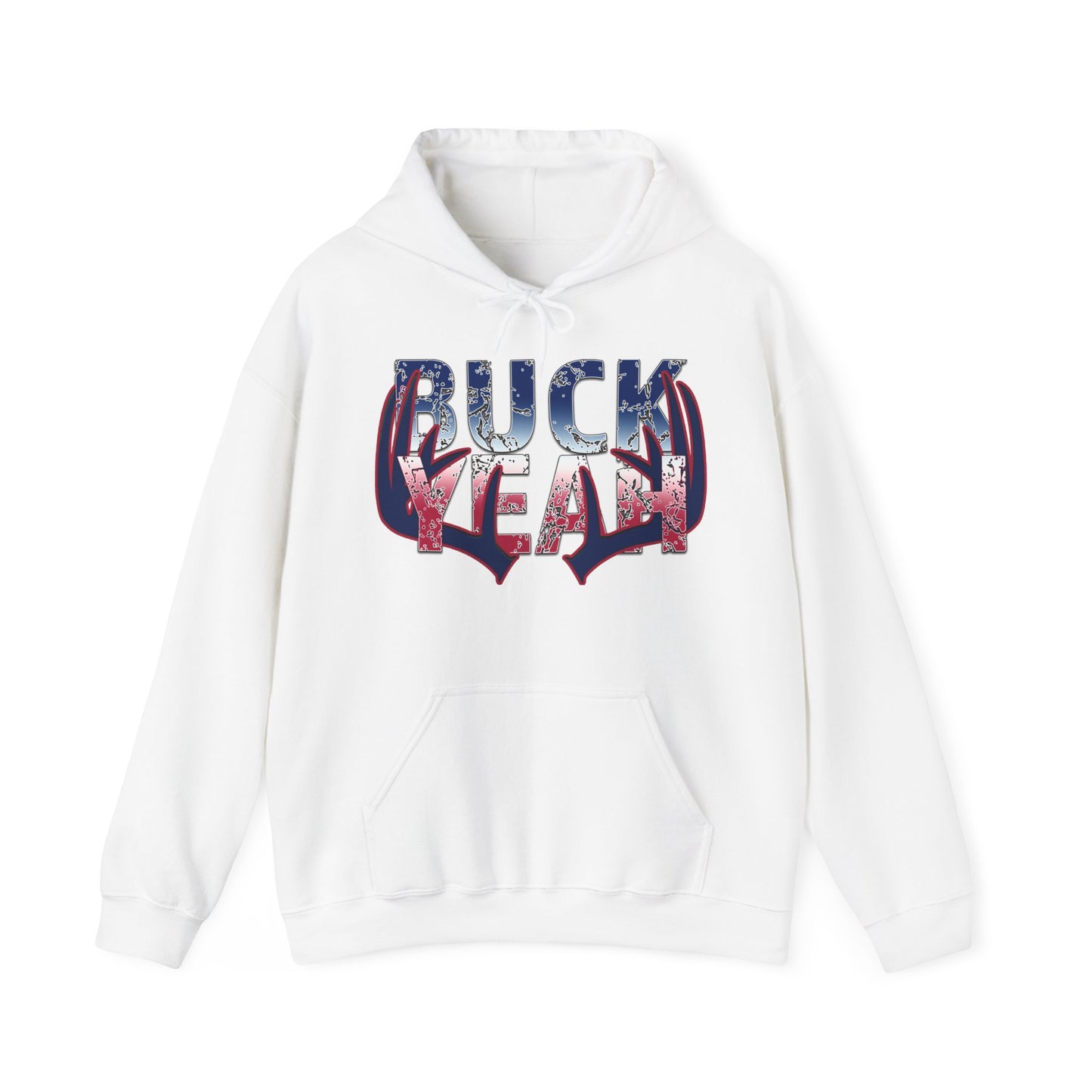 Buck Yeah Hoodie | Red, White, & Blue