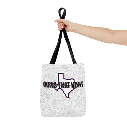 Texas Girls That Hunt Tote Bag - Durable tote bag featuring Texas Girls That Hunt design