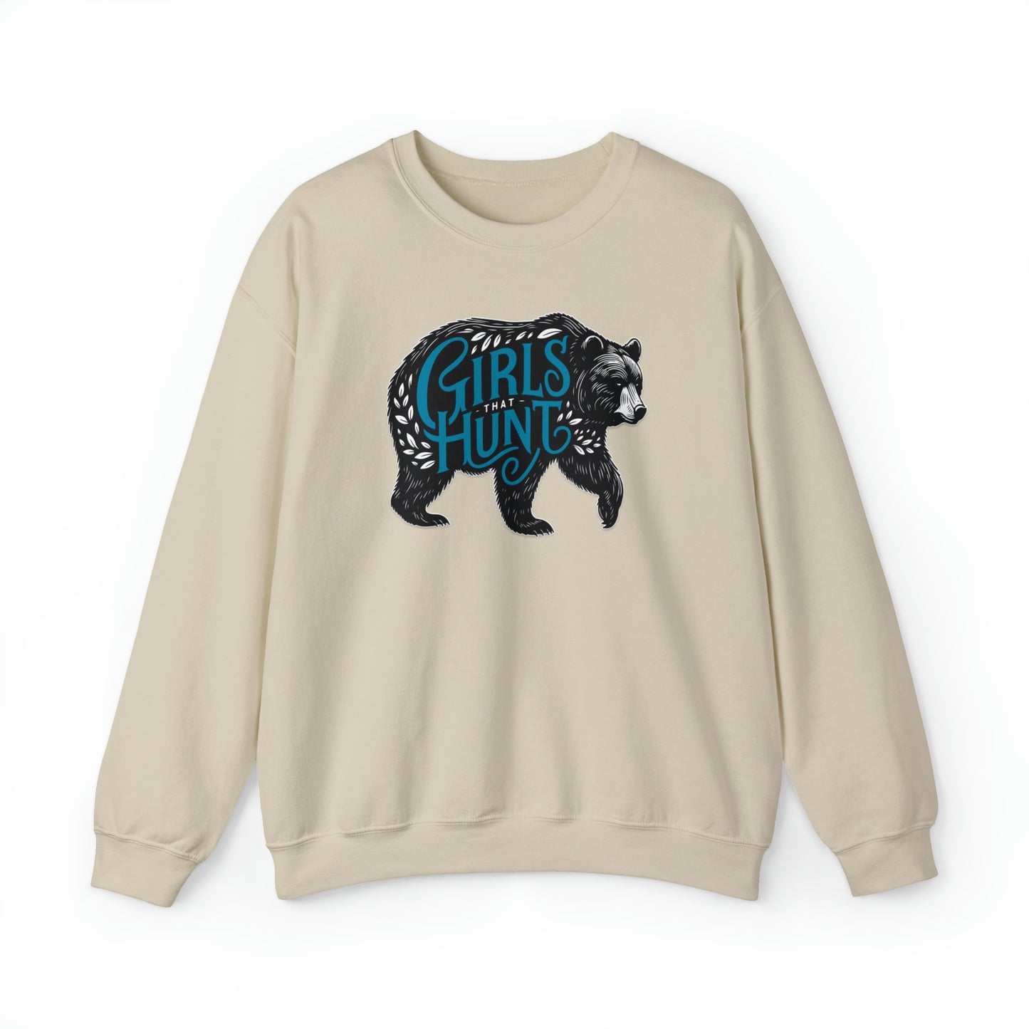 Girls That Hunt Black Bear Crewneck Sweatshirt