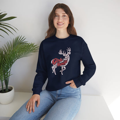 Untamed Buck - Girls That Hunt Crewneck Sweatshirt