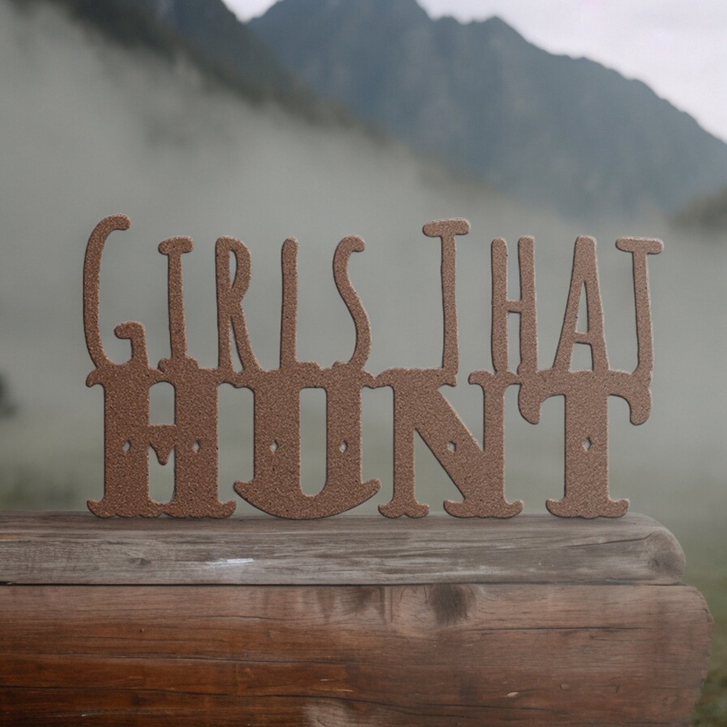 GIRLS THAT HUNT METAL ART