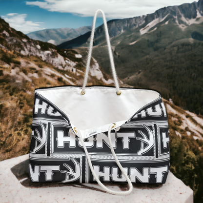 Hunt Patch Pattern Weekender Bag