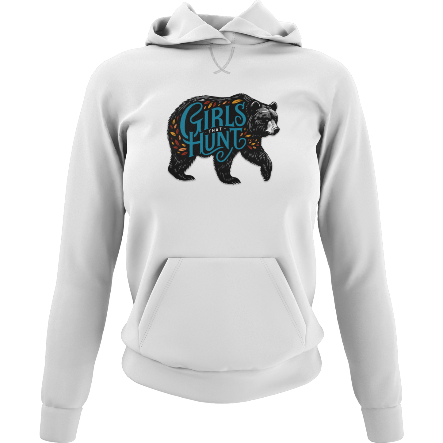 Girls That Hunt Autumn Black Bear Hoodie