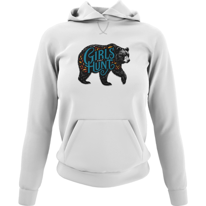 Girls That Hunt Autumn Black Bear Hoodie