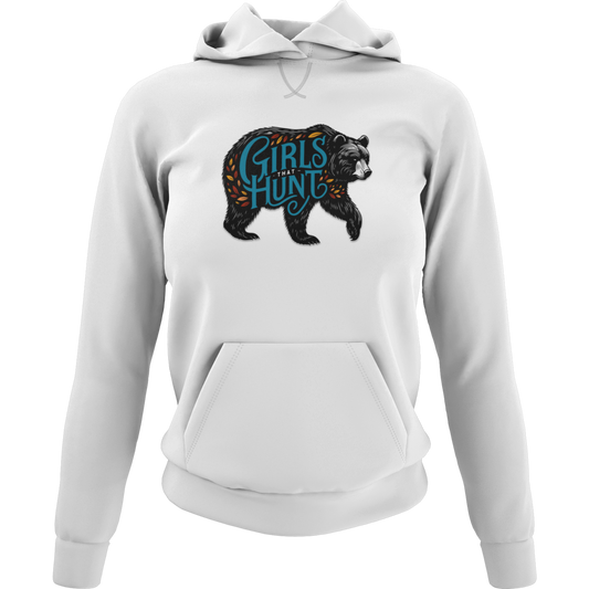 Girls That Hunt Autumn Black Bear Hoodie