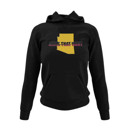 Arizona Girls That Hunt Hoodie-Yellow