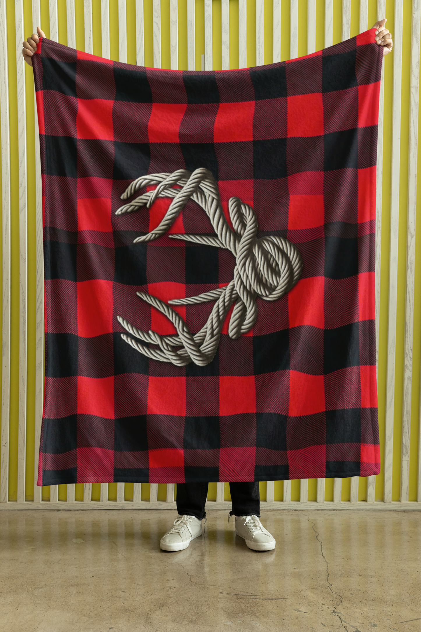 Buck Ropes Buffalo Plaid Blanket