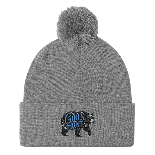 Girls That Hunt Bear Pom-Pom Beanie