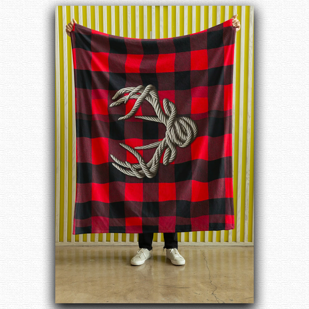 Buck Ropes Buffalo Plaid Blanket