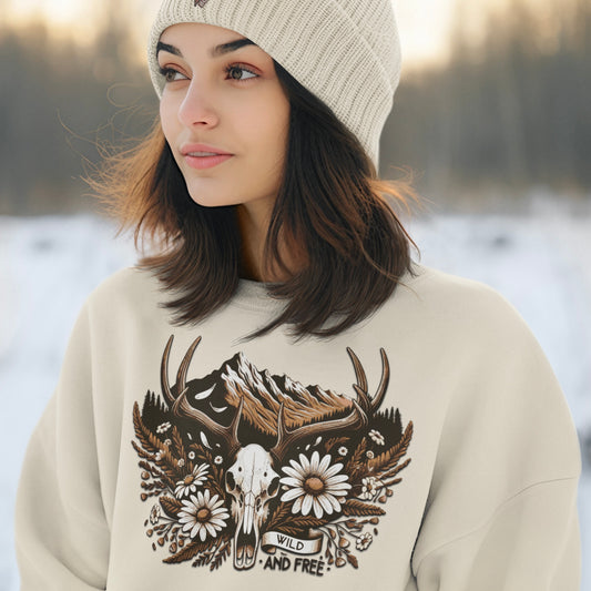 Wild and Free Crewneck Sweatshirt