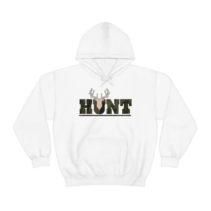 Hunt Antler Hoodie - white - Hunting-themed hoodie for women