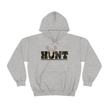 Hunt Antler Hoodie - Gray - Hunting-themed hoodie for women