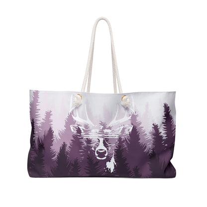 Buckin' Purple Oversized Weekender Bag