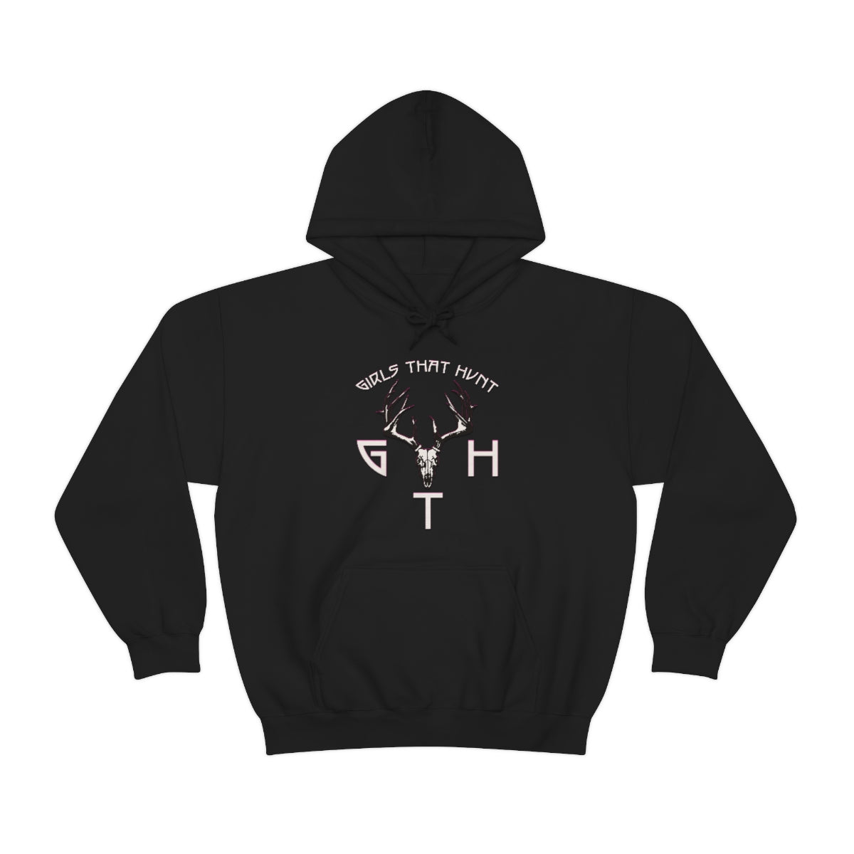 GTH Buck Hoodie - Black - Hunting-themed hoodie for women